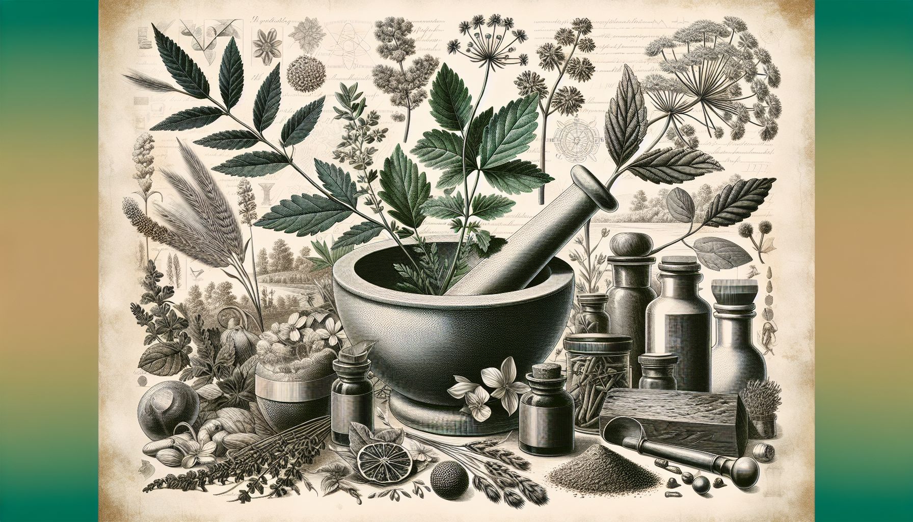 Image of natural herbs and supplements for potency